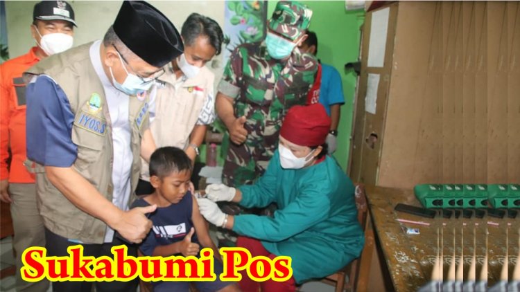 Monitoring Vaksinasi di Kebonpedes, Penutup Monet Wakil Bupati di Wilayah Susukecir